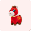 Crying Horse Plush 10 Inches